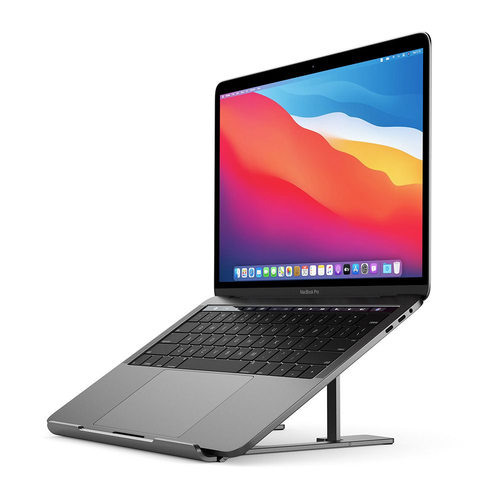 Alogic Metro Notebook-Ständer - Schreibtisch - Aluminiumlegierung, Silikon - Grau