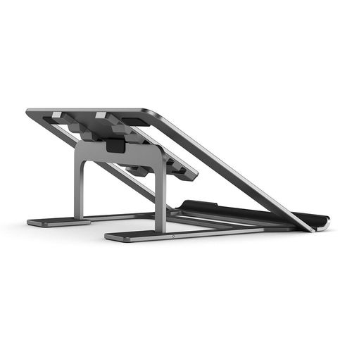 Alogic Metro Notebook-Ständer - Schreibtisch - Aluminiumlegierung, Silikon - Grau