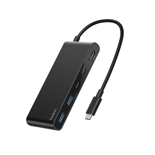 Belkin Connect USB-Typ C Docking Station für Notebook, Tablet-PC, Smartphone, Workstation, Monitor - Ladefunktion - Speich