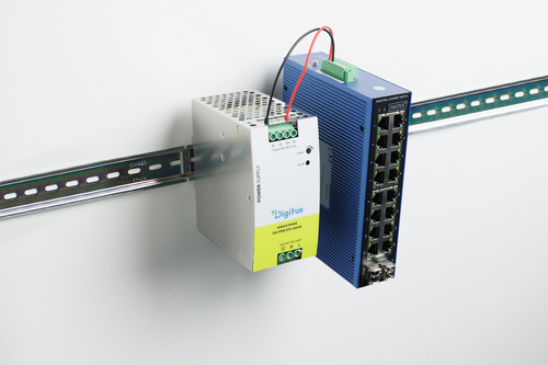 Digitus Stromversorgung - 240 W - Auf DIN-Schiene montierbar - 120 V AC, 230 V AC Eingang - 48 V DC Ausgang - 90% Effizienz