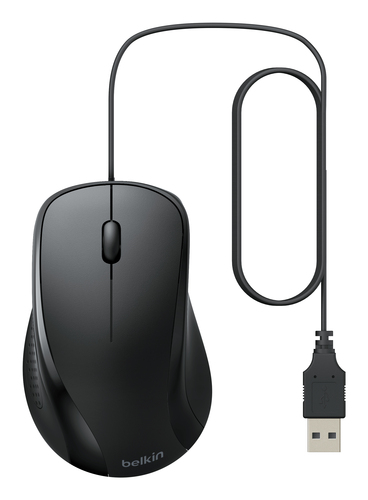 Belkin Connect Combo Keyboard & Mouse - English - USB Type A Cable Keyboard - USB Type A Cable Mouse - Optical - 1200 dpi 