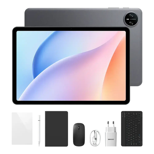 Doogee Tab A9. Dimensioni diagonale schermo: 39,6 cm (15.6"), Risoluzione del display: 1280 x 800 Pixel. Capacità memoria 