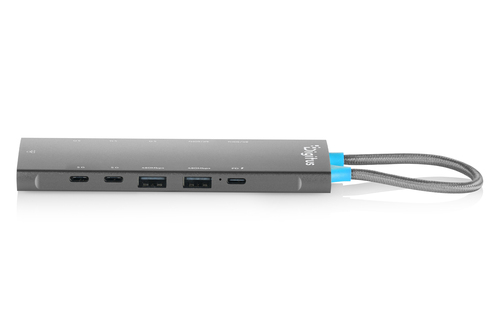 Digitus USB-C Docking Station, 11-Port. Basisgerät Typ: Tablet/Smartphone/Laptop, Markenkompatibilität: Universal. Docking