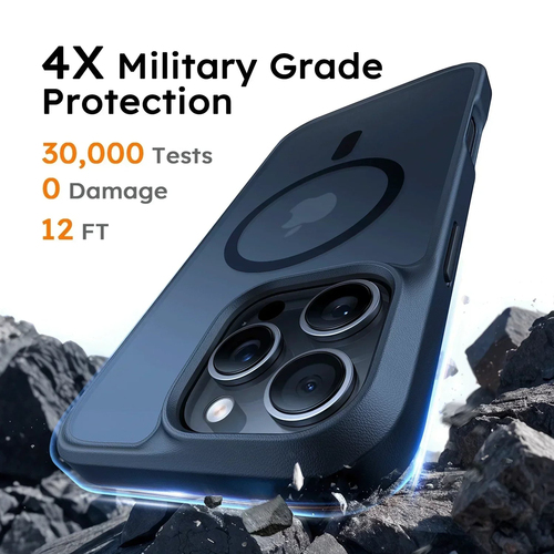 TORRAS Guardian Hülle für Apple iPhone 16 Plus Smartphone - Schwarz - 17 cm (6,7 Zoll) Maximale unterstützte Bildschirmgrö