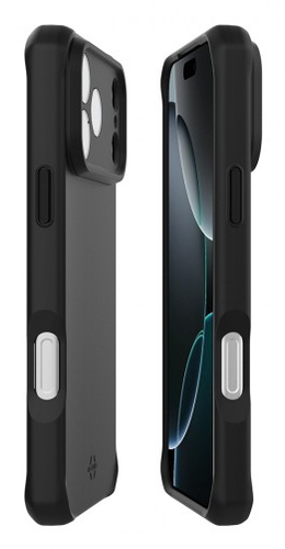 MOBILIS SPECTRUM_R Robust Hülle für Apple iPhone 17 Pro Smartphone - Schwarz - Massiv - Sturzsicher, Anitbakteriell, Stoßf