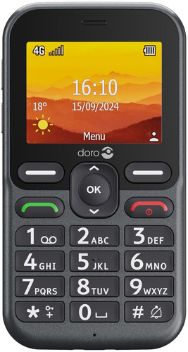 Doro Leva L11 DFC-0510 128 MB Feature Phone - 6.1 cm (2.4") TFT 240 x 320 - Cortex A7Single-core (1 Core) 1 GHz - 64 MB RA