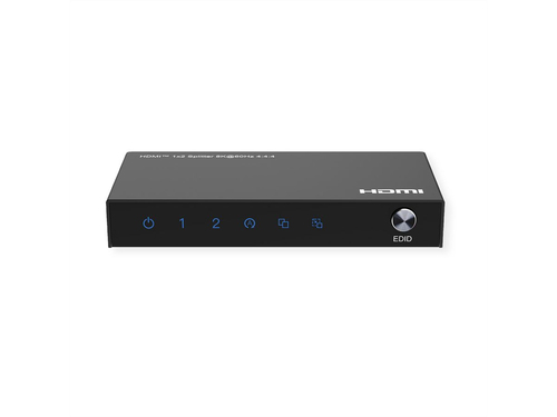 ROLINE 14.01.3558. Video port type: HDMI, Video out: 2x HDMI. Maximum resolution: 7680 x 4320 pixels, Product colour: Blac