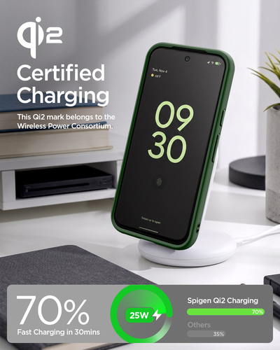Spigen Nano Pop Case for Google Pixel 11 Pro XL Smartphone - Avo Green - Wireless Charging Compatible