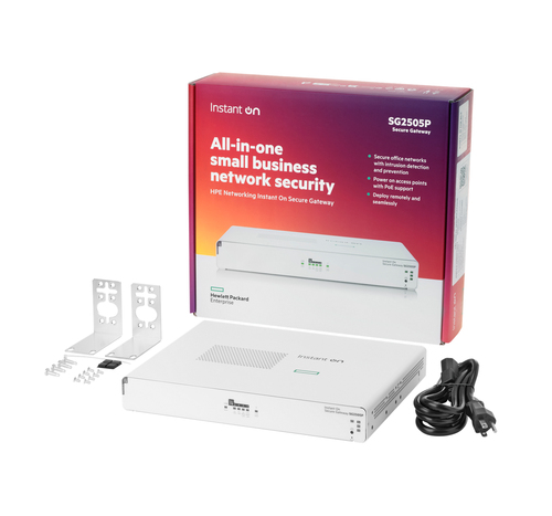HPE Instant On SG2505P Router - 5 Ports - 4 RJ-45 Port(s) - 1 WAN Port(s) - PoE Ports - Slots4 GB - 2.5 Gigabit Ethernet -