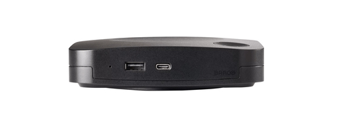 Barco ClickShare C‑10. Form factor: Desktop, Product colour: Black, Cable lock slot type: Kensington. Supported graphics r