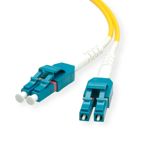 Roline 7 m Glasfaser Netzwerkkabel - Cable for Netzwerkgerät - Patchkabel - LSOH - 9/125 µm - Gelb