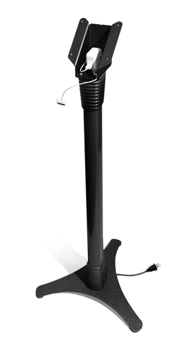 Compulocks Altura ajustável Suporte para tablet PC - Até 27,7 cm (10,9") Suporte de ecrã - Piso - Alumínio, Aço - Preto - 