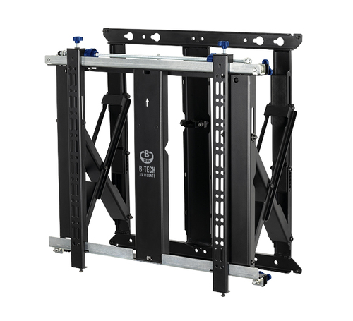 SLIMLINE SOFT-OPEN FULL SERVICE VIDEOWALL MOUNT WITH MICRO-ADJUS