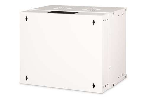 Digitus SOHO PRO 9U Wandmontierbar Geschlossener Schrank Rackschrank für Networking - Hellgrau - Stahl, Blech - 60 kg Maxi