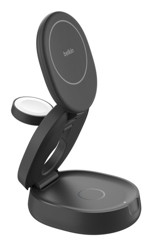 BOOSTCHARGE KLAPPBARE MAGNETISC 3-IN-1-LADESTATION MIT QI2 15 W