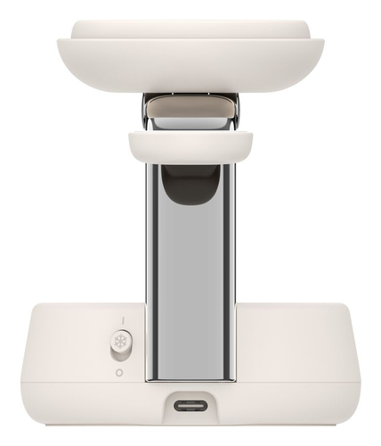 Belkin UltraCharge Pro Induktionsladegerät - Sand - für iPhone, Smartwatch, AirPod, Smartphone, Qi2-fähiges Gerät - Eingan