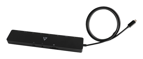 V7 DOCKUCPT2D USB Tipo C Esta�ão de ancoragem para Notebook - Capacidade de carregamento - Leitor de cartão de memória - S