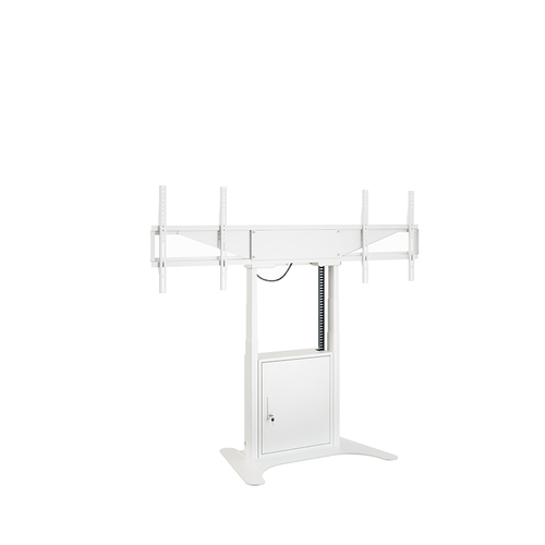 HAGOR Lift für Display - Weiß - Querformat - Höhenverstellbar - 2 Unterstützte(r) Display(s)Bildschirmgröße: 116,8 cm bis 