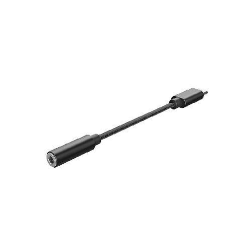 Fairphone Audio Adapter - 1 x USB Type C - Male - 1 x Mini-phone Audio - Female - Black