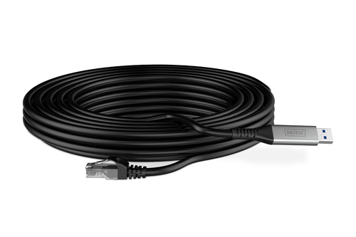 Digitus 5 m RJ-45/USB Netzwerkkabel - 1 Stück - Cable for Netzwerkgerät, Notebook, Peripheriegerät, Router, Desktop-PC, Wa