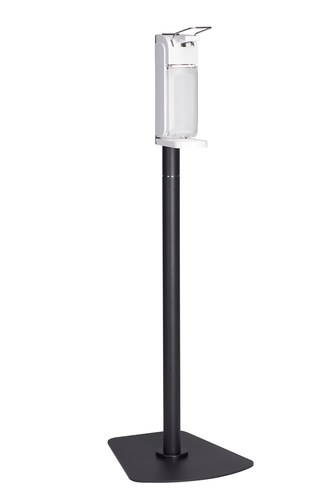 AKS-ANKER H1.3M IN. Produkttyp: Ständer für Handdesinfektionsmittel, Produktfarbe: Schwarz, Materialien: Stahl. Neck diame