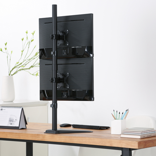 V7 DS1FSDS Monitorständer - Bildschirmgröße: 25,4 cm (10 Zoll) bis 68,6 cm (27 Zoll) - 15,80 kg TragfähigkeitDisplay Type 