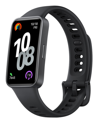Huawei Band 10 Smart Band - Rechteckig Case Shape - Schwarz Tasche, Farbe - Schwarz Band Color - Polymer Gehäusematerial -