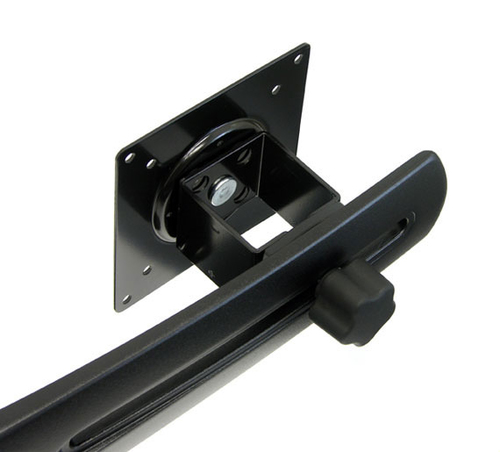 Ergotron Monitor Stand - Up to 61 cm (24") Screen Support - 56.25 kg Load Capacity - Desk - Steel, Aluminium - Black - For