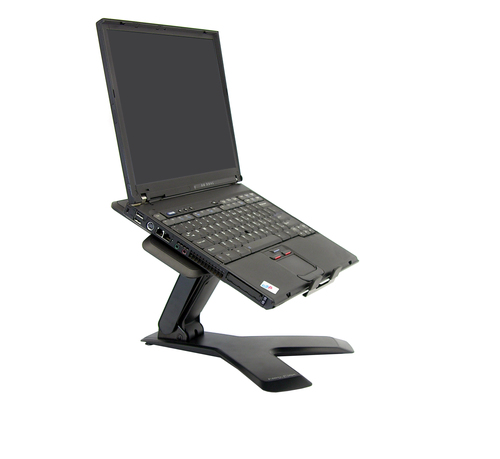 Ergotron Neo-Flex™ Notebook Lift Stand. Product type: Laptop stand, Product colour: Black, Maximum weight capacity: 6.4 kg