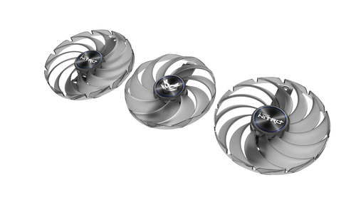 Sapphire Cooling Fan - Graphics Card - 100 mm Maximum Fan Diameter - 3 x Fan(s) - 3200 rpm - 37 dB Noise - Dual Ball Beari