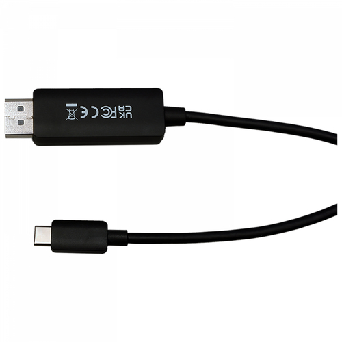 V7 V7USBCDP14-2M 2.01 m DisplayPort/USB-C Cabo A/V - Cable for Dispositivo áudio/vídeo, Monitor, Computador secretária, No