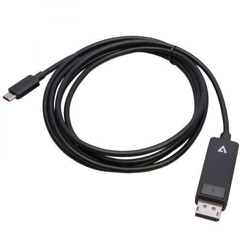 V7 V7USBCDP14-2M 2.01 m DisplayPort/USB-C Cabo A/V - Cable for Dispositivo áudio/vídeo, Monitor, Computador secretária, No