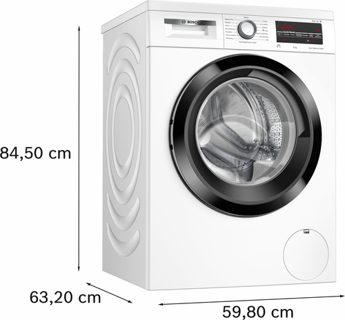 Lavatrice Bosch WUU28T29II Caricamento Frontale 9 kg - Bianco - Funzione vapore - 1400 Velocità centrifuga (rpm)