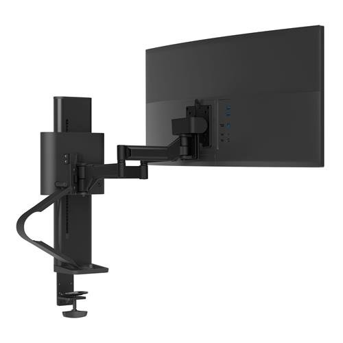 Ergotron TRACE Tischhalterung für Monitor, LCD-Display - Mattschwarz - 1 Unterstützte(r) Display(s)Bildschirmgröße: 96,5 c