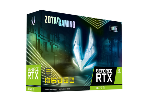 Zotac NVIDIA GeForce RTX 3070 Ti Grafikkarte - 8 GB GDDR6X - 1,77 GHz Boost-Taktfrequenz - 256 Bit Busbreite - PCI Express