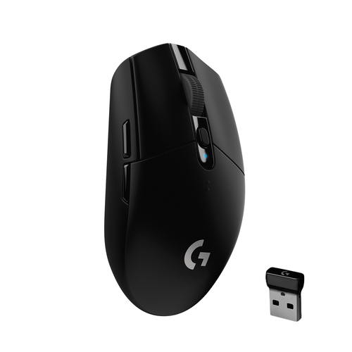 Logitech G305 Mouse - Wi-Fi - Black - Wireless