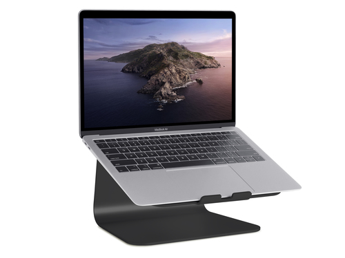 Rain Design mStand Notebook-Ständer - TAA-konform - 15,2 cm Höhe x 25,8 cm Breite - Anodisiertes Aluminium - Schwarz