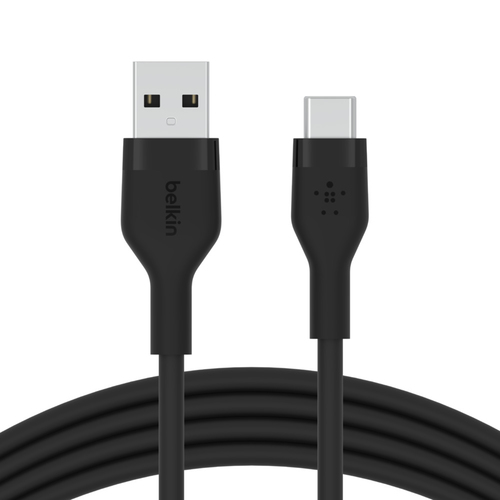 Belkin BOOST↑CHARGE Flex 2 m USB/USB-C Data Transfer Cable - Cable for Smartphone, Tablet, iPad Pro, iPad Air, iPad mini -
