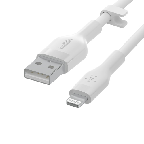 Belkin BOOST↑CHARGE Flex 1 m Lightning/USB Data Transfer Cable - Cable for iPhone, iPad Pro, iPad Air - First End: 1 x USB