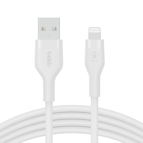 Belkin BOOST↑CHARGE Flex 1 m Lightning/USB Data Transfer Cable - Cable for iPhone, iPad Pro, iPad Air - First End: 1 x USB
