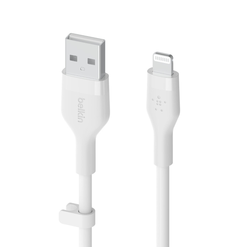 Belkin BOOST↑CHARGE Flex 1 m Lightning/USB Data Transfer Cable - Cable for iPhone, iPad Pro, iPad Air - First End: 1 x USB