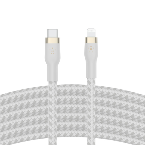 Belkin BoostCharge Pro Flex 2,01 m Lightning/USB-C Datentransferkabel - Cable for iPhone, iPad, iPod, iPad Air, iPad Pro, 