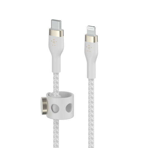 Belkin BoostCharge Pro Flex 2,01 m Lightning/USB-C Datentransferkabel - Cable for iPhone, iPad, iPod, iPad Air, iPad Pro, 