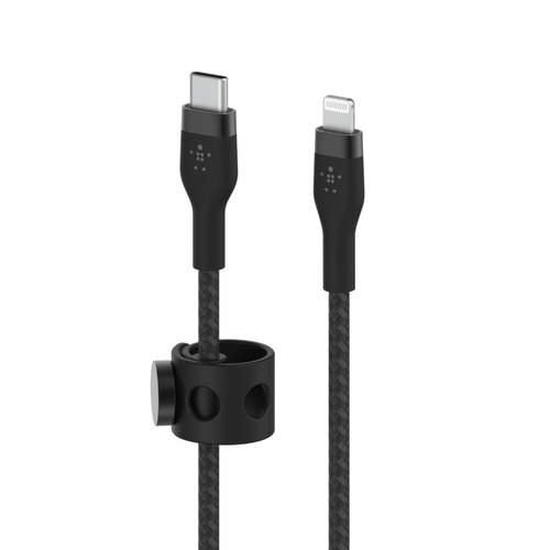 Belkin BoostCharge Pro Flex 2,99 m Lightning/USB-C Datentransferkabel - Cable for iPhone, iPad, iPod, iPad Air, iPad Pro, 