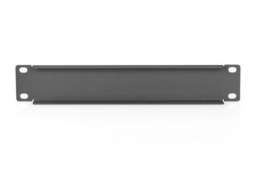 Digitus DN-10-BPN-01-B Blind-Panel - Stahl - Schwarz - 1U Rack Height - 1 - 10 mm Höhe x 255 mm Breite x 45 mm Tiefe