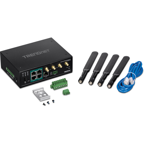 TRENDnet TI-WP100 Wi-Fi 5 IEEE 802.11ac Ethernet Drahtlos Router - TAA-konform - Dualband - 2,40 GHz ISM-Band - 5 GHz UNII