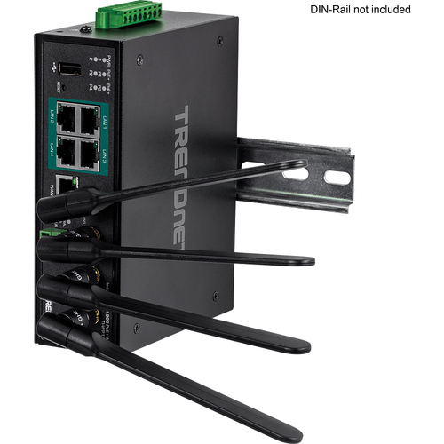 TRENDnet TI-WP100 Wi-Fi 5 IEEE 802.11ac Ethernet Drahtlos Router - TAA-konform - Dualband - 2,40 GHz ISM-Band - 5 GHz UNII