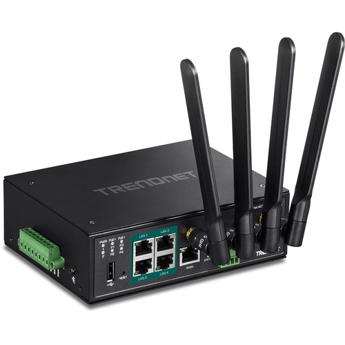 TRENDnet TI-WP100 Wi-Fi 5 IEEE 802.11ac Ethernet Drahtlos Router - TAA-konform - Dualband - 2,40 GHz ISM-Band - 5 GHz UNII