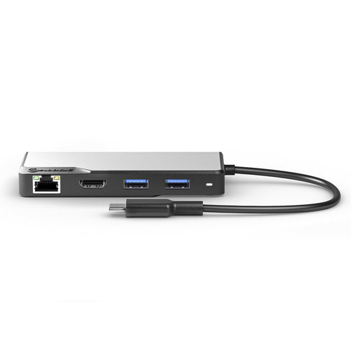 Alogic Fusion MAX USB-Typ C Docking Station für Notebook, Projektor, Tablet, Desktop-PC, Monitor, TV, Smartphone - 100 W -