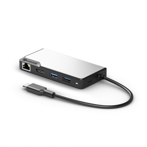 Alogic Fusion MAX USB-Typ C Docking Station für Notebook, Projektor, Tablet, Desktop-PC, Monitor, TV, Smartphone - 100 W -
